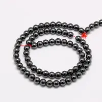 Non-magnetic Synthetic Hematite Beads Strands