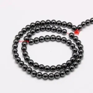 Non-magnetic Synthetic Hematite Beads Strands