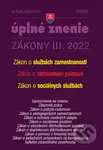 Aktualizácia III/1/2022 - Služby zamestnanosti, Zdravotné poistenie - kniha z kategorie Právo