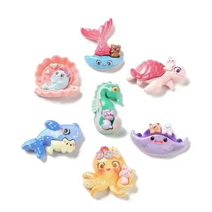 Ocean Theme Opaque Resin Decoden Cabochons
