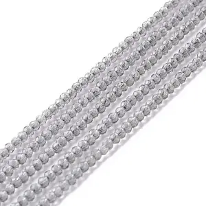 Transparent Glass Beads Strands