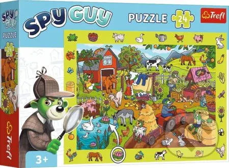 s hledáním obrázků Spy Guy: Farma - puzzle z kategorie 15 - 60 dílků