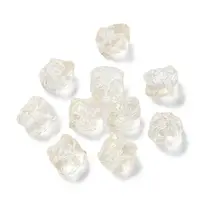 Baking Painted Transparent Glass Beads