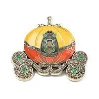 Pumpkin Carriage Enamel Pins