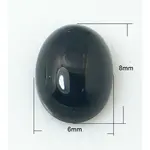 Natural Dyed & Heated Black Agate Cabochons