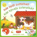 Kde bydlí zvířátka? / Kde bývajú zvieratká? (Kulaté samolepky - zelený sešit /zošit) - kniha z kategorie Samolepky