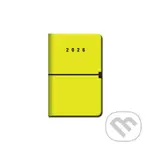 Mini diár CAPRI 2026 (neon) (12-mesačný, A6, týždenný, elastické zatváranie)