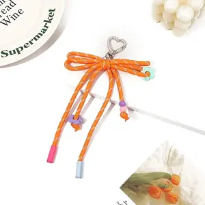 Polyester Braided Rope Bowknot Hanging Ornaments