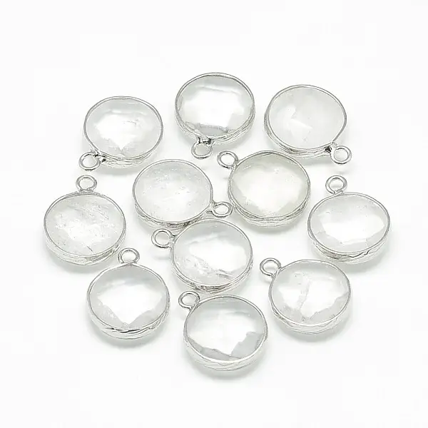 Natural Quartz Crystal Pendants