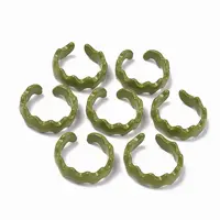 Spray Painted Alloy Cuff Rings