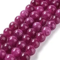 Dyed Natural Malaysia Jade Beads Strands