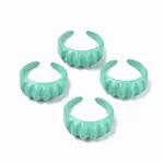Spray Painted Alloy Cuff Rings