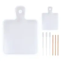 DIY Rectangle Handle Dinner Plate Silicone Molds