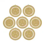 430 Stainless Steel Filigree Big Pendants