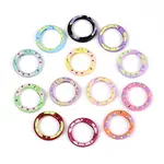 Spray Painted Alloy Spring Gate Rings