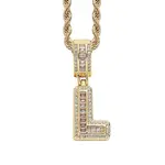 Brass Micro Pave Cubic Zirconia Pendants