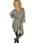 Pri Beautiful loose mini asymmetrical glitter dress OPALINA