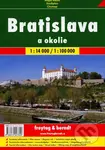 Bratislava a okolie 1:14 000, 1:100 000 (Mapa mesta)