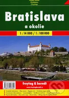 Bratislava a okolie 1:14 000, 1:100 000 (Mapa mesta)