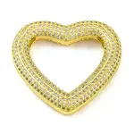 Rack Plating Brass Micro Pave Cubic Zirconia Pendants