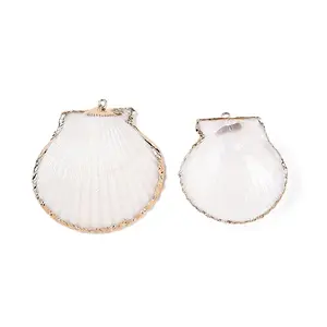 Natural Scallop Shell Pendants