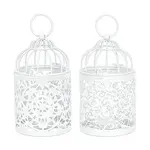 Metal Iron Birdcage Candle Holder