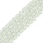 Transparent Crackle Glass Beads Strands