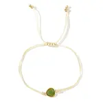 Elegant Golden Edge Glass Link Bracelets for Girlfriend and Family