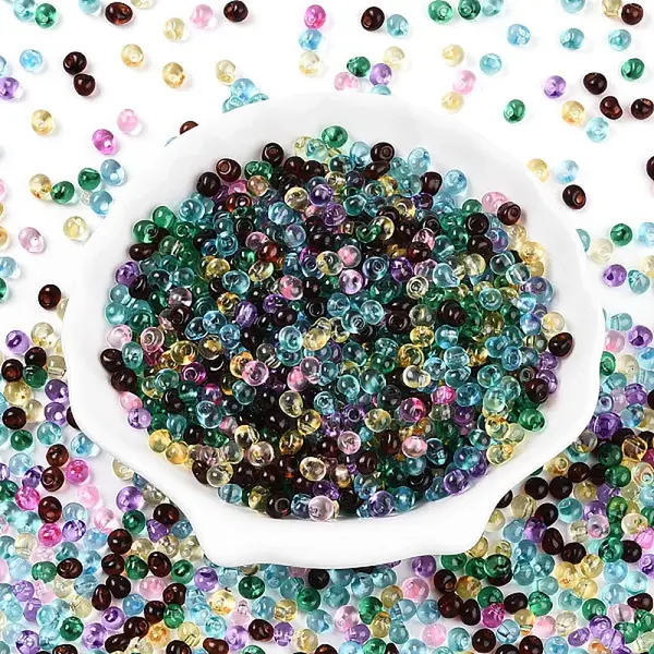 3/0 Baking Paint Glass Fringe Seed Beads