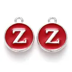 Platinum Plated Alloy Enamel Charms