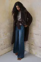 Kabát Answear.LAB hnědá barva