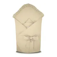 Baby Nellys Rychlozavinovačka s volánkem a stuhou Royal - béžová, Baby Nellys