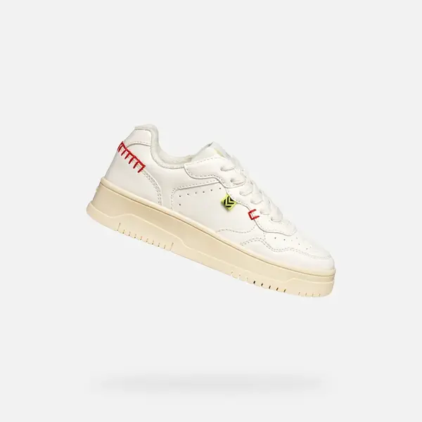 Cream Girls' Sneakers Geox Lestrella - Girls
