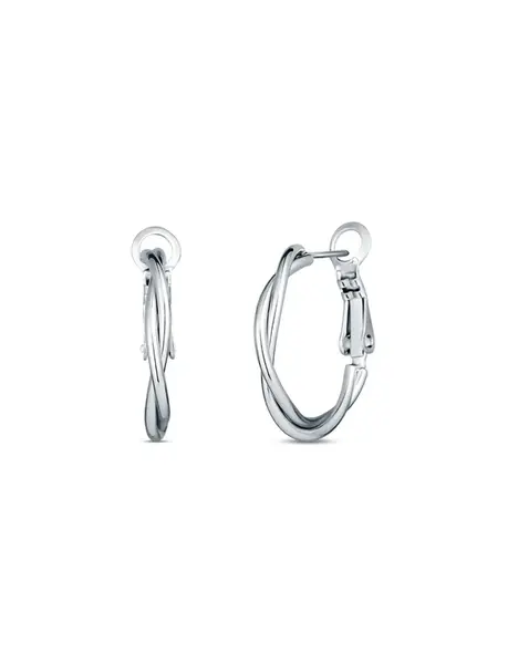 Strieborné náušnice Aster