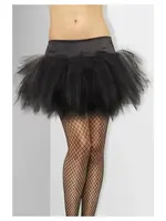 Dámska tutu sukňa čierna uni veľkosť