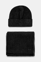 Čiapka a šál s prímesou vlny BOSS Ercole_SET