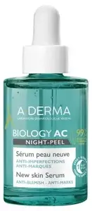 A-DERMA Noční peelingové sérum Biology AC Night-Peel (New Skin Serum) 30 ml