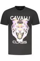 CAVALLI CLASS SHORT SLEEVE T-SHIRT MEN BLACK