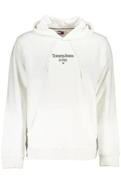 Bílá mikina Tommy Hilfiger bez zipu