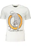 CAVALLI CLASS MEN'S SHORT SLEEVED T-SHIRT WHITE
