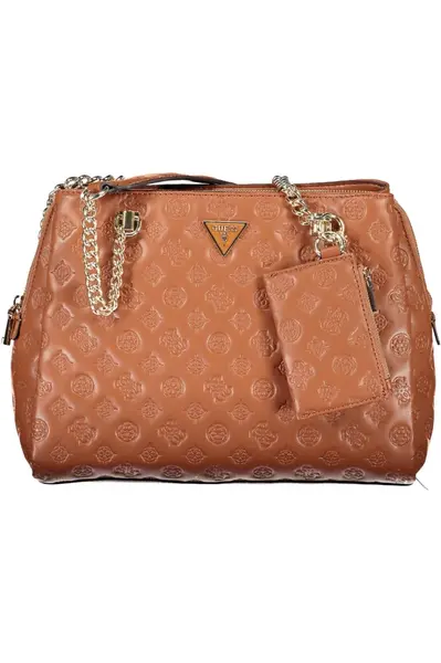 Hnědá kabelka GUESS JEANS