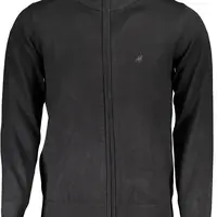 US GRAND POLO MEN'S BLACK CARDIGAN