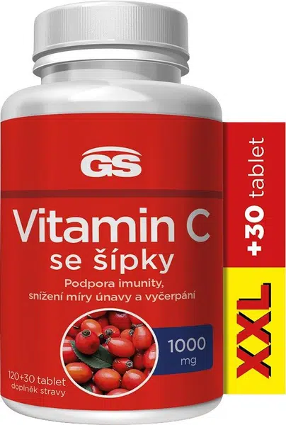 GS Vitamin C 1000 se šípky 150 tablet