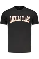 CAVALLI CLASS SHORT SLEEVE T-SHIRT MEN BLACK