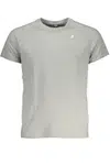 K-WAY GRAY MEN'S SHORT SLEEVE T-SHIRT