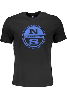 NORTH SAILS MEN'S SHORT SLEEVE T-SHIRT BLACK