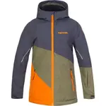 Hannah KIGALI Dětská membránová lyžařská bunda, tmavě šedá, velikost 110-116