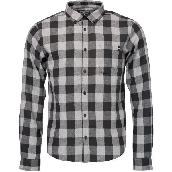 Willard HAJDEN Pánská flanelová košile, černá, velikost