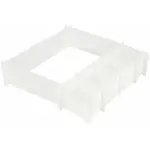 COMPACTOR FREE Organizér do zásuvky, biela, veľkosť