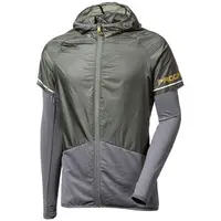 PROGRESS AGILE Pánská lehká hybridní bunda, tmavě šedá, velikost